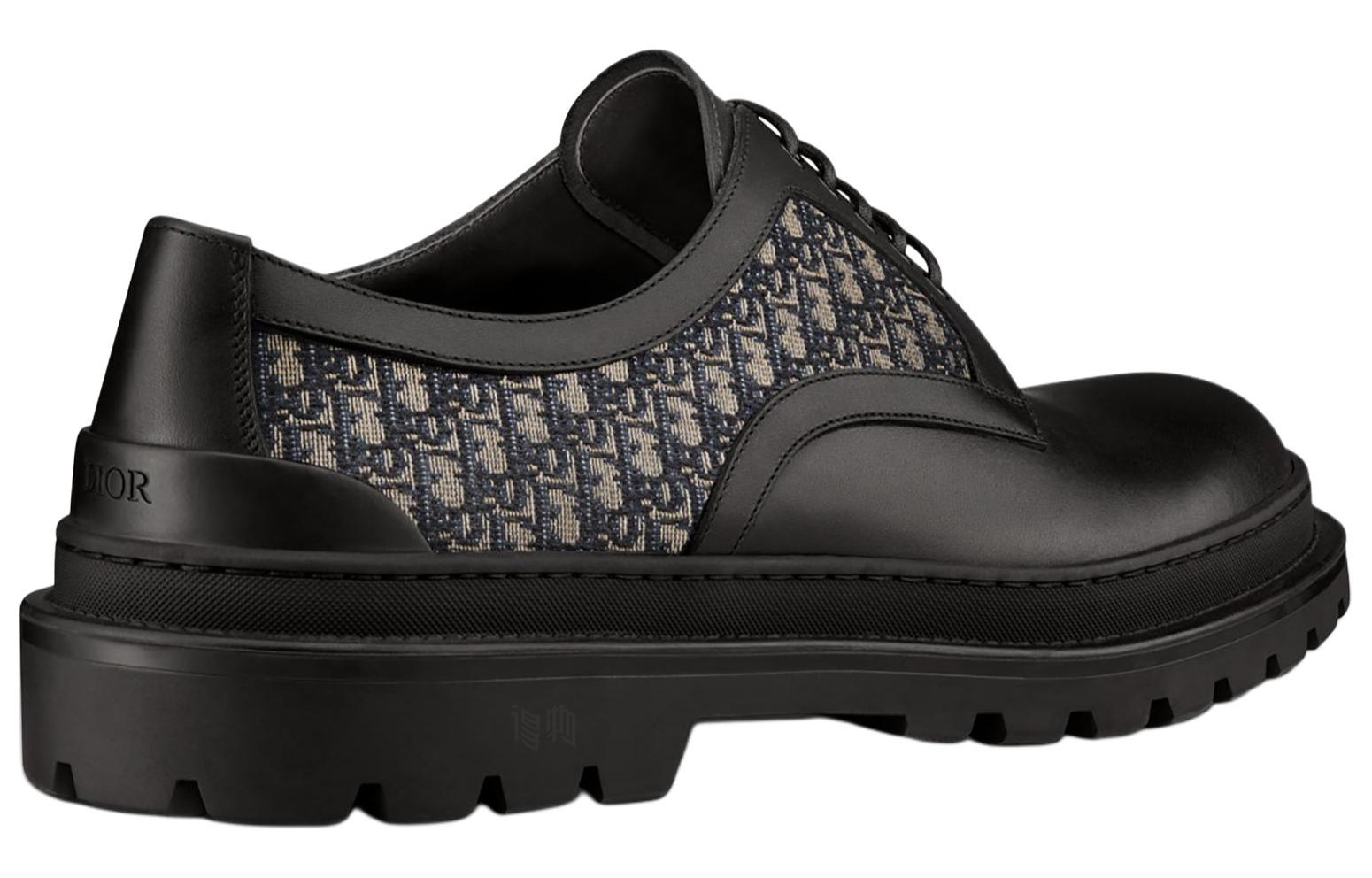 Мужские туфли Dior Explorer Derby (черные) — фото 5