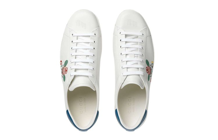 Мужские кеды Gucci ACE (белый) — фото 3
