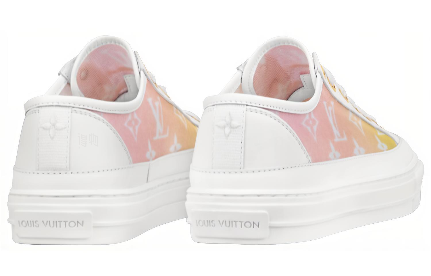 Женские кеды Louis Vuitton Stellar (светло-розовые) — фото 4
