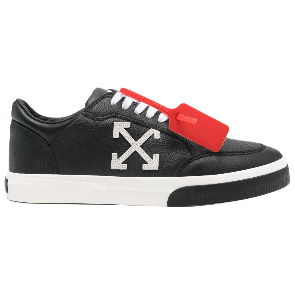 Мужские кеды OFF-WHITE Vulcanized (черный) — фото 2