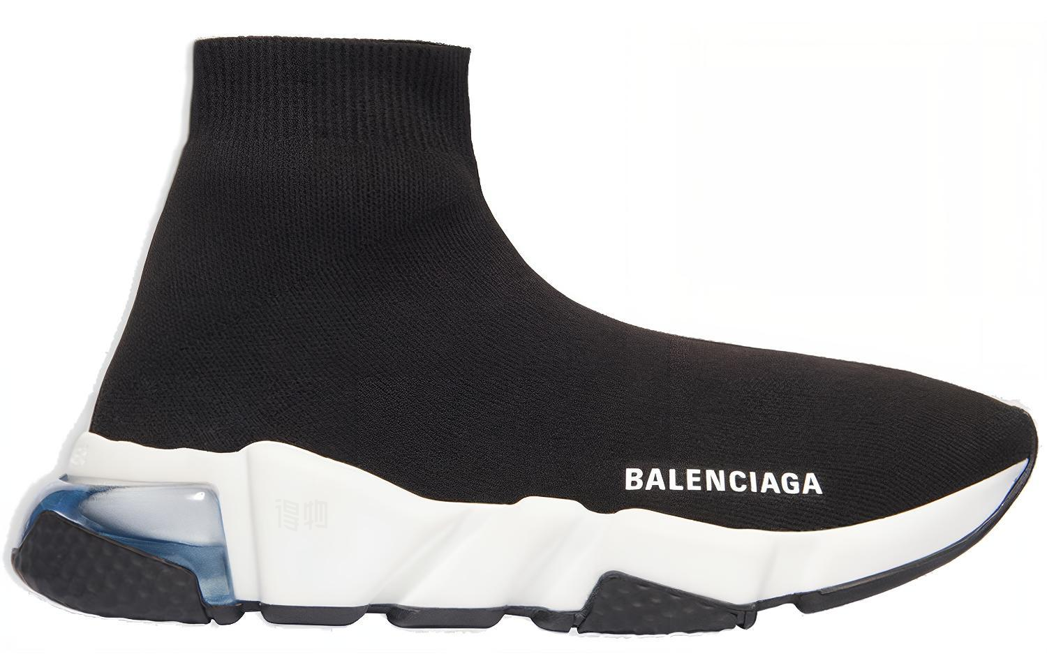 Женские кроссовки Balenciaga Clear Sole (черно-белый) — фото 2