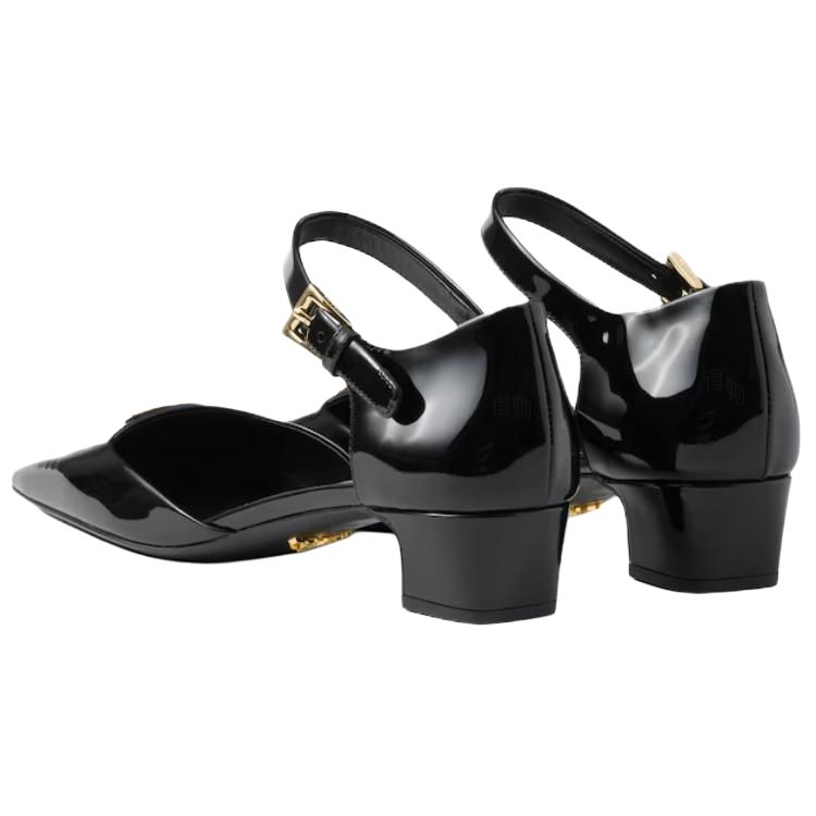 Женские туфли Prada 3.5cm (черные) — фото 3
