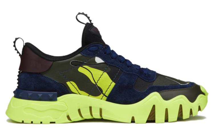 Мужские кеды Valentino Rockrunner Plus (желтый) — фото 2
