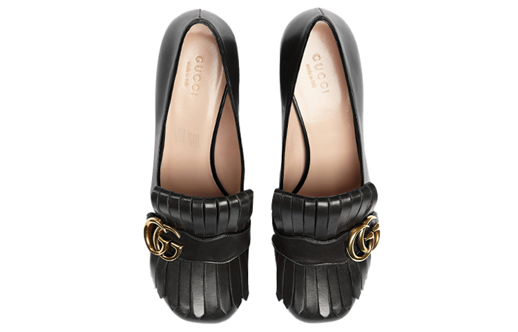 Женские туфли Gucci GG Marmont (черный) — фото 3