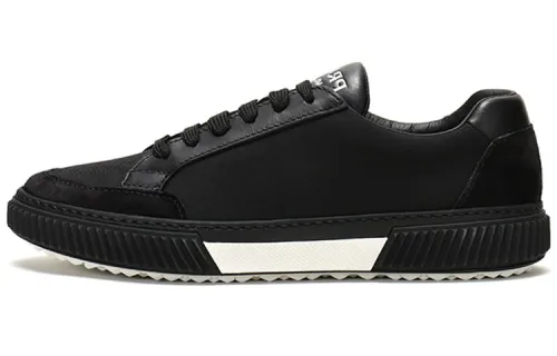 PRADA Stratus Fabric Low top Skateboard Shoes Men's Black