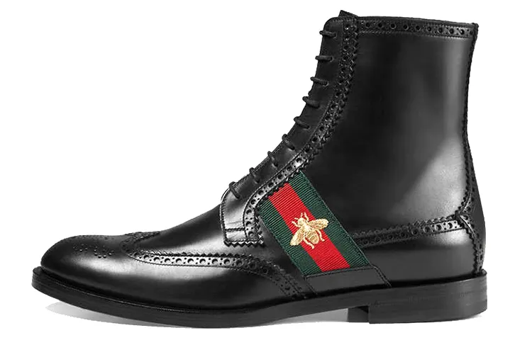 GUCCI Ankle Boots Men's Black