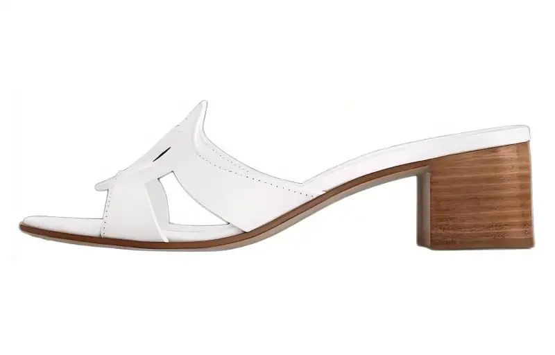 LOUIS VUITTON Isola Slide Slippers Women's White