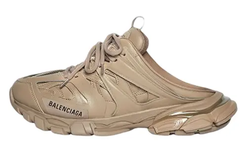 Balenciaga Closed Toe Slippers Women's Brown