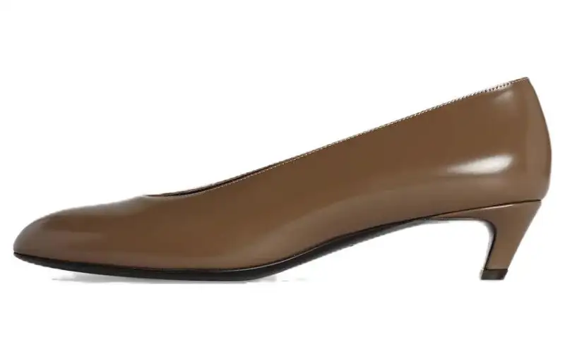 THE ROW Leather Slim Heel High Heels 2.7cm Women's Umber