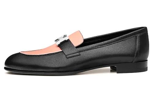 HERMES PARIS Women's Casual Shoes Women's Black/Dawn Pink