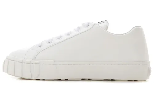 MIU MIU Low top Stylish Skateboarding Shoes Women's White