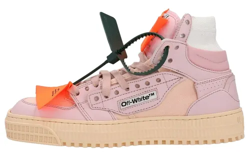 OFF WHITE Off Court 3.0 High Top Sneakers 'Pink Beige' Women's