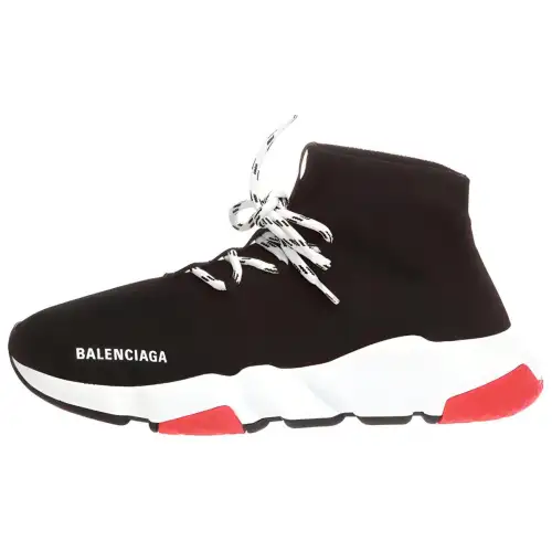 Balenciaga Speed Lace Up Trainer 'Black Red'