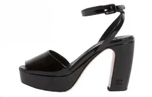 MIU MIU Patent-leather Platform Sandals