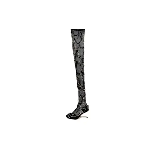 Alexander McQueen Arc Long Shaft Boots Women's Black