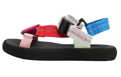 OFF-WHITE Trek Flatform Sandals Black Multicolor Women's