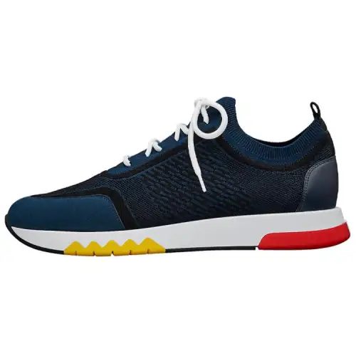HERMES Addict Fabric Low top Casual Shoes Men's
