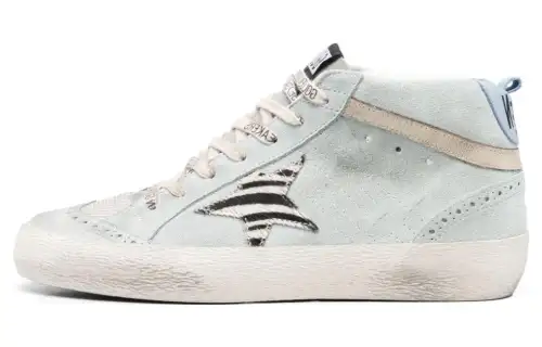 Golden Goose Mid Star Mid top Skateboard Shoes Women's White