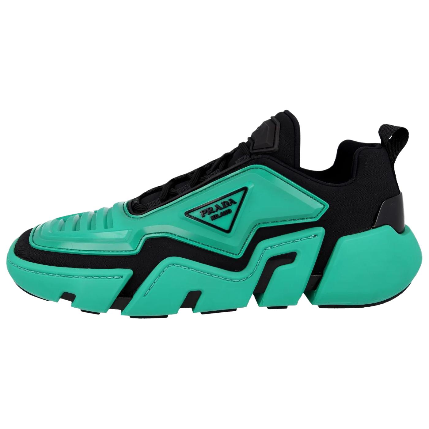 PRADA Techno Low top Casual Shoes Men's Green