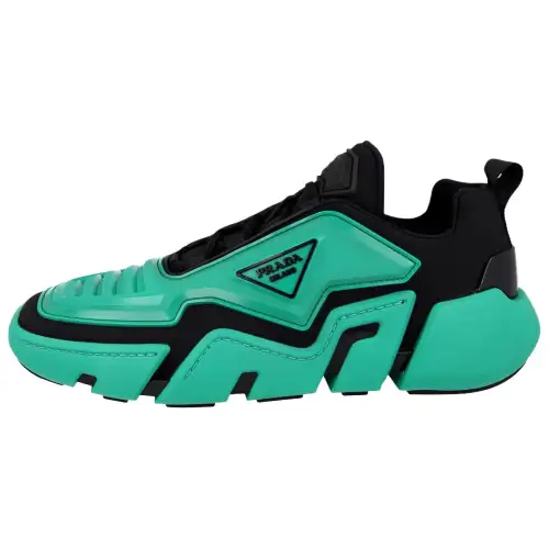 PRADA Techno Low top Casual Shoes Men's Green