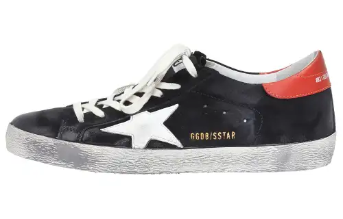 Golden Goose Super Star Stylish Skateboarding Shoes Men's Black