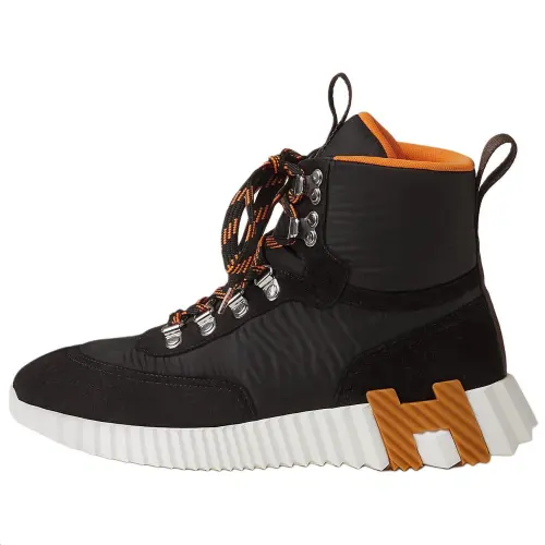 HERMES Klimb High top Casual Shoes Women's Black