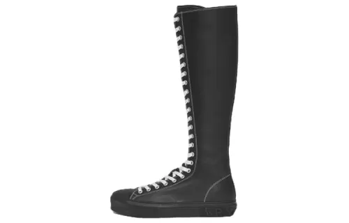 Burberry Knee high Boots Men's Black