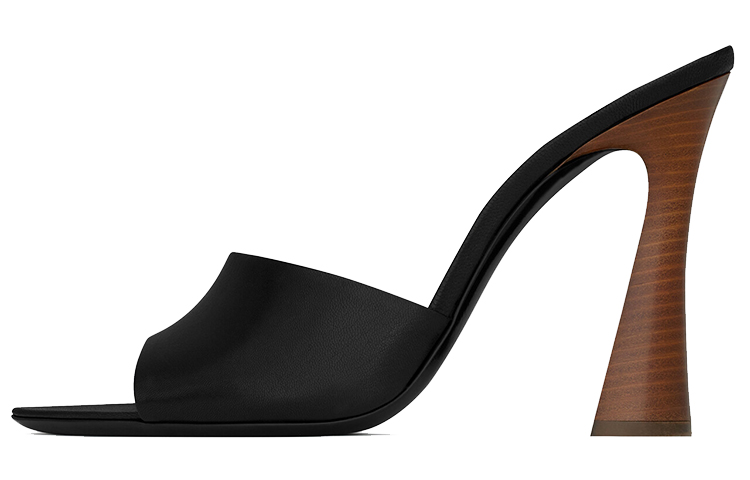 SAINT LAURENT Suite Open Toe Mules Women's