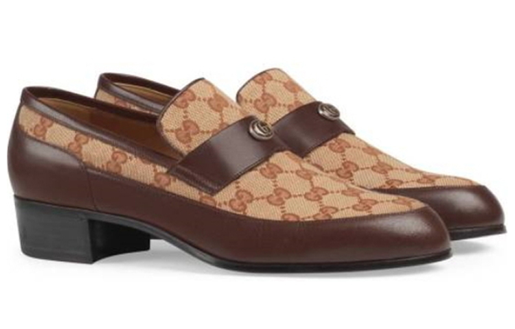 GUCCI Original GG Loafers With GUCCI Team Motif