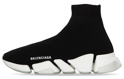 Balenciaga Speed 2.0 Black Transparent Sole Women's