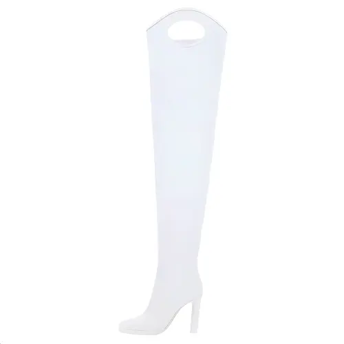 Burberry Shoreditch Over the knee Boots 9.9cm Women's White