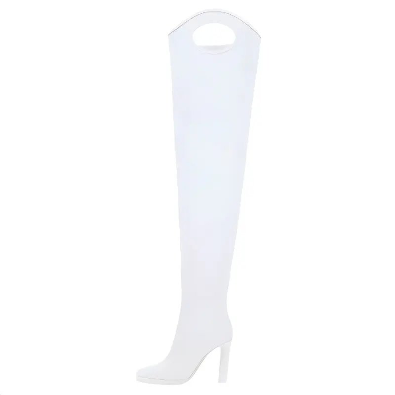 Burberry Shoreditch Over the knee Boots 9.9cm Women's White