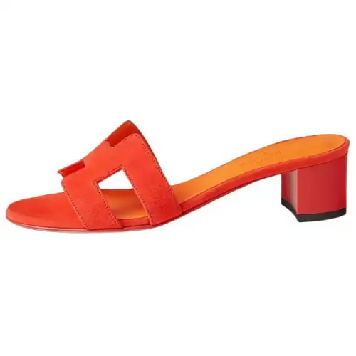 HERMES Oasis Slide Slippers Women's Orange