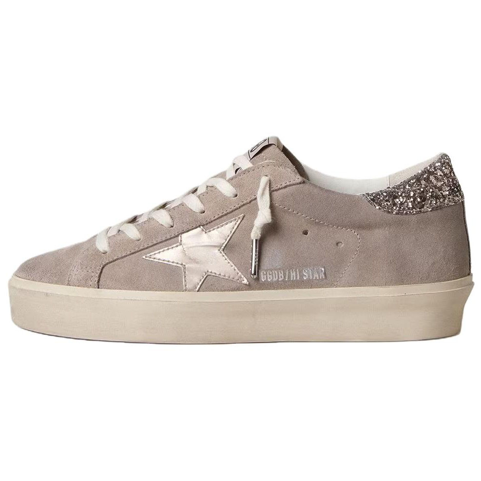Женские кеды Golden Goose Hi Star (бежевые)