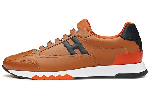 HERMES Trail Low top Casual Shoes Men's Orange