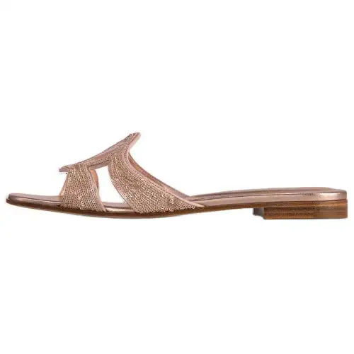 LOUIS VUITTON Isola Slide Slippers Women's Pink