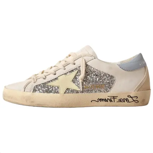 Golden Goose Super-Star Glitter Low-stop Sneakers