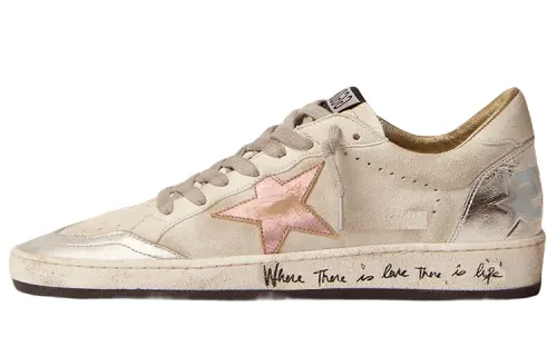 Golden Goose Ball Star Skateboard Shoes Women's Low Top White