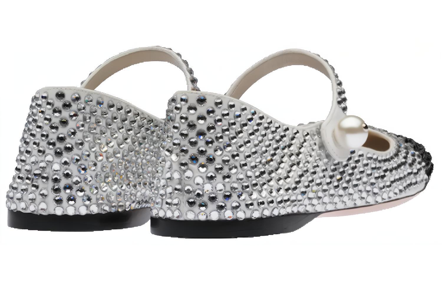 MIU MIU Casual Shoes Women's White Black