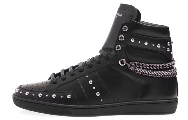 Мужские кеды SAINT LAURENT (черные)