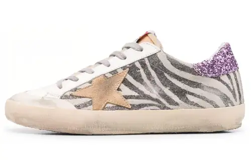 Golden Goose Super Star Skateboard Shoes Women's Low Top Gray