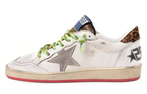 Golden Goose Ball Star Low top Stylish Skateboarding Shoes Men's White