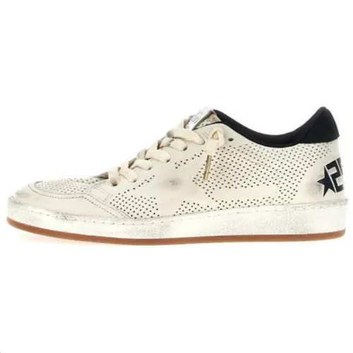 Golden Goose Ball Star Leather Low top Skateboard Shoes Men's White
