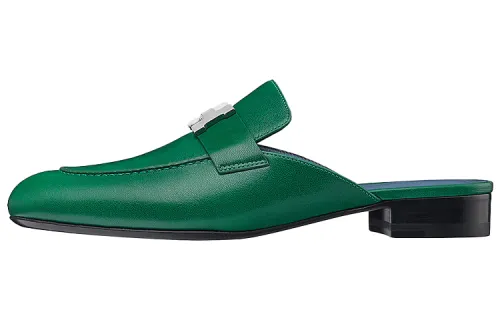HERMES Closed Toe Slippers Women's
