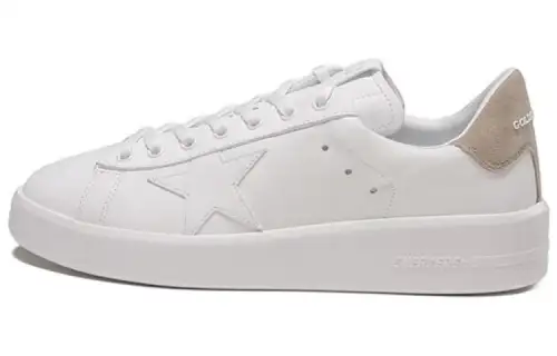 Golden Goose Purestar Low top Stylish Skateboarding Shoes Men's White