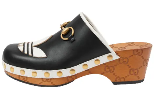 Gucci Adidas x Gucci Wmns Gg Clog 'Black' Women's