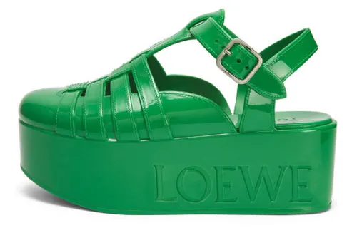 LOEWE Roman Sandals Women's Green
