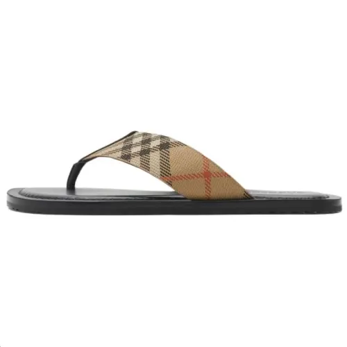 Burberry Pavilion Flip Flops Men's Brown