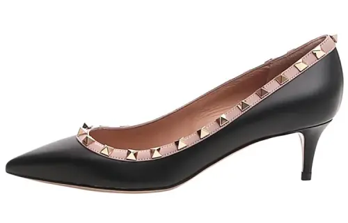 Valentino Slim Heel High Heels Women's Black