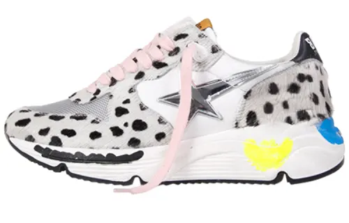 Golden Goose Running Sole Casual Shoes Women's Low Top Gray